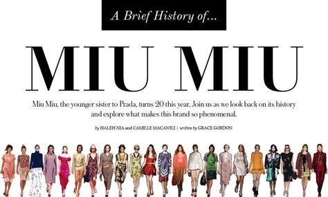 what is a miu miu girl|history of the miu.